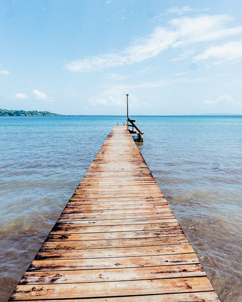 The dock of Casa del Fuego